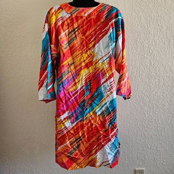 Natori Long Sleeved Kaftan Dress - Picture 6 of 8